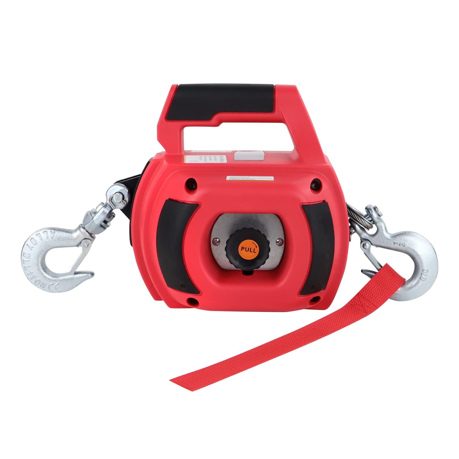 Portable Drill Winch, Drill Winch Hoist of 750 LB Capacity with 40 Feet