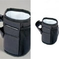 thumbnail image 1 of Portable Drink Carrier and Reusable Coffee Cup Holder - Collapsible Tote Bag with Organizer Pockets Safely Secures Hot and Cold Beverages - Perfect for Food Delivery and Take Out, 1 of 5
