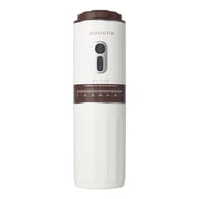 Portable Coffee Machine, 3 in 1 Cordless Electric Coffee Maker, Work with Capsule and Ground Coffee, Cold Brew and Heating Coffee Maker with 250ml Cup-Grey