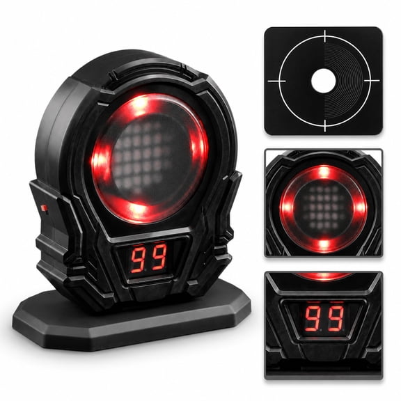 Portable Dry Fire Laser Training System with Infrared Target & Flashing Hit Feedback