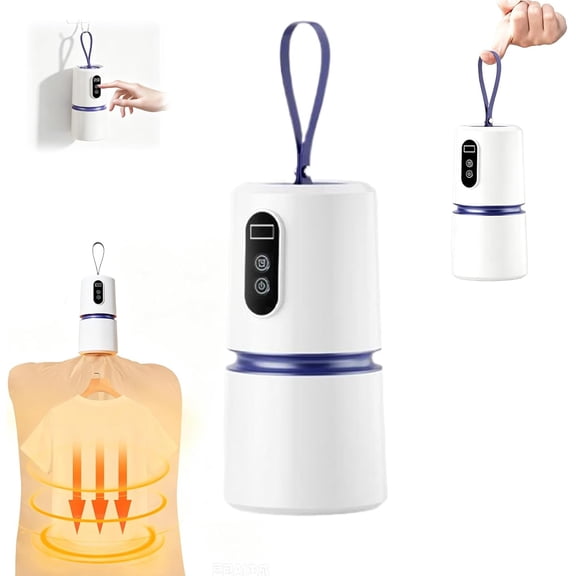 Portable Dryer for Clothes, Portable Clothes Dryer, Mini/Compact Dryer for Apartment, RV, Travel Small Quiet Fast-Drying Machine with Adjustable Timer & Hassle-Free Setup