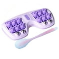 thumbnail image 1 of Portable Dual Foot Massage Roller,Foot Massager Roller for Plantar Fasciitis Relief, Dual Foots Acupressure Tools, Ergonomic Foot Zoning, Stress Relief and Improved Circulation,A-Purple, 1 of 5