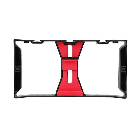 Portable Dual Hanlde Handheld Phone Adjustable Stabilizer Support Recording Rig