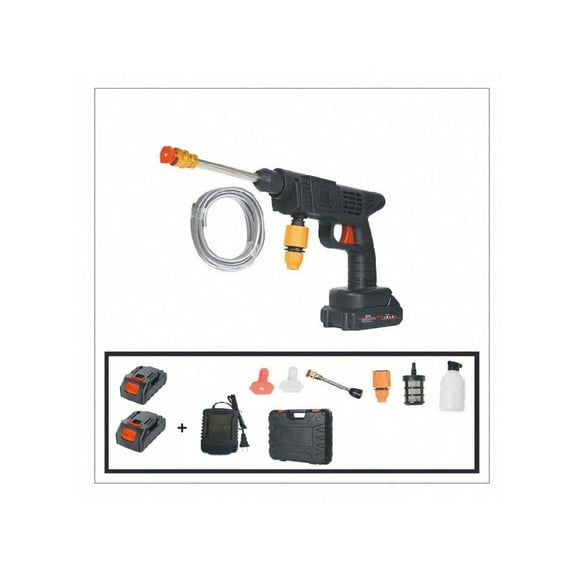Portable Dual Lithium Battery High Pressure Car Wash Watering Car Washing Machine Water Gun