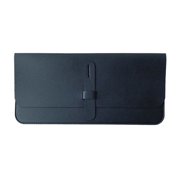 Portable Dustproof PU Leather Keypad Pouch Protective Case Storage Bag Wireless Keyboard Sleeve BLACK