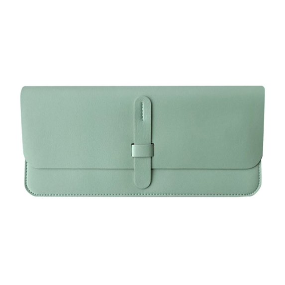 Portable Dustproof PU Leather Keypad Pouch Protective Case Storage Bag Wireless Keyboard Sleeve GREEN
