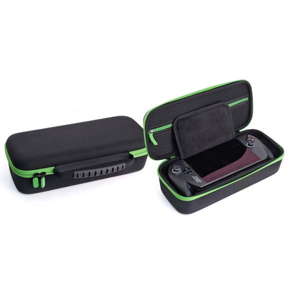 Portable EVA Carrying Case for ROG XBOX Ally/Ally X Game Console, Shockproof Anti-Drop Protective Storage Bag with Large Capacity, Travel Gaming Accessories Organizer