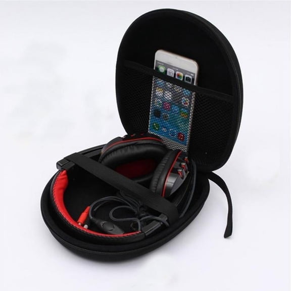 Portable EVA Carrying Hard Case Bag Storage Box For Earphone Headphone V5G0 By NZRUANE