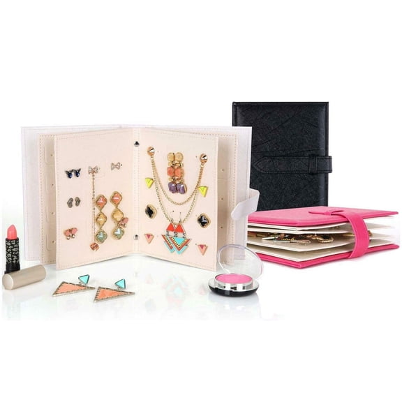 Portable Earring Holder Travel Jewelry Case