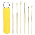 Portable Earwax Removal Cleaner Set U Shape Ear Spoon Spiral Ear Wax ...