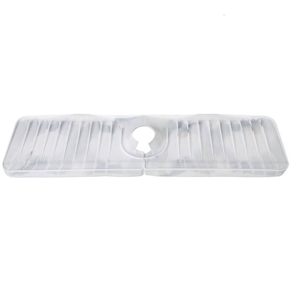 Portable Easy Maintenances Sturdy Silicone Liners for Under Sink Area with Drain Feature for Kitchen Supplies Cabinets