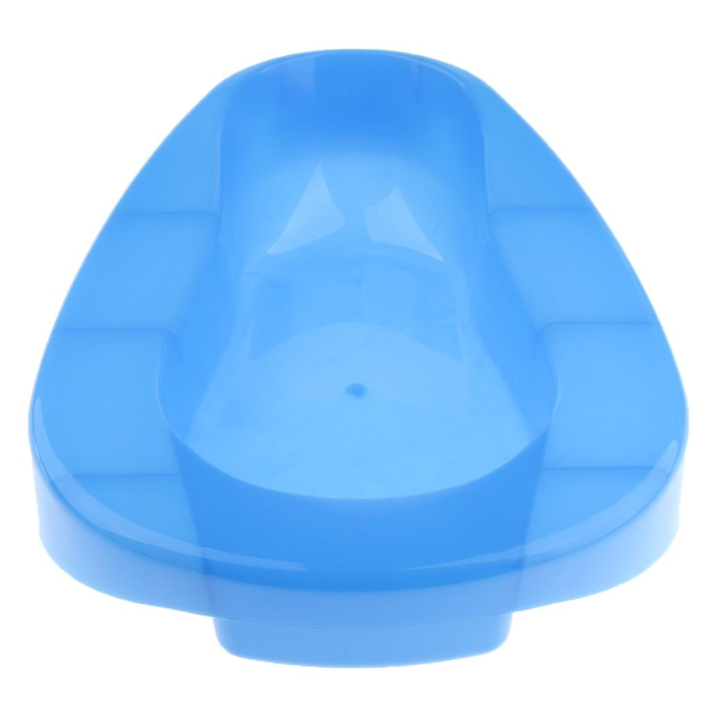 Portable Easy To Use Comfortable Bedpan Bedpans for Women Men Blue