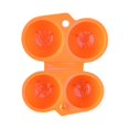 thumbnail image 1 of Portable Egg Storage Box Orange Clearance! Kaireo Egg Egg Holder 2 Girds Egg Leakproof Shockproof Plastic Egg Container with Buckle Portable Egg Storage for Kitchen Camping Picnic, 1 of 9