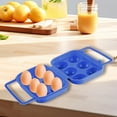 thumbnail image 1 of Portable Egg Storage Container with Secure Grid Tray for Kitchen Outdoor Camping Picnic Use, 1 of 4