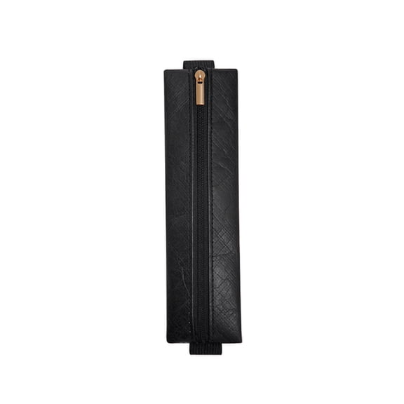 Portable Elastic Strap Pen Case, Slim Zipper Pouch for Notebooks and Planners, Study and Office Organizer with Clip, Travel-Friendly Accessory for Business Trips and Meetings