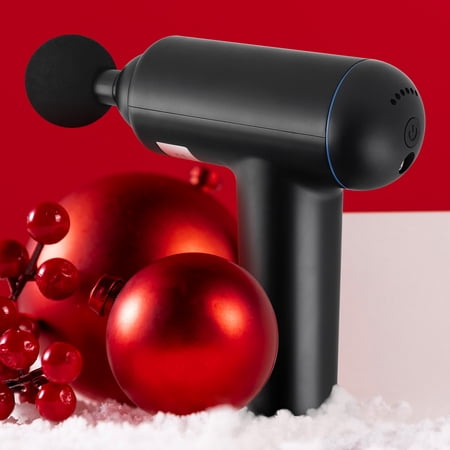 Portable Electric 6Speed Massage Gun Deep Tissue Muscle Vibrating Massager Black