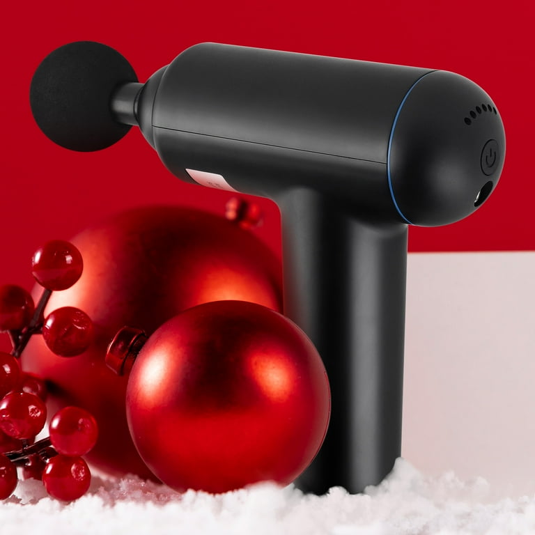 Walmart Portable Electric Percussion Massage Gun, 6Speed, Rechargeable, Deep  Tissue Muscle Vibrating Massager, Black - Walmart.com