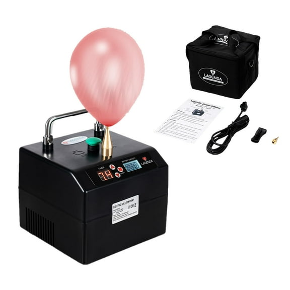 Portable Electric Air Balloon Pump Inflator Electric Bolloon Blower Pump, Professional Automatic Modeling Balloon Inflator Machine for Christmas Borthday Party Celebration Stage De