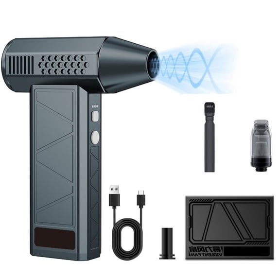 Portable Electric Air Duster 130000RPM 3 Speed Adjustable Cordless Rechargeable For Computer Keyboards Car Cleaning With Brushless Motor