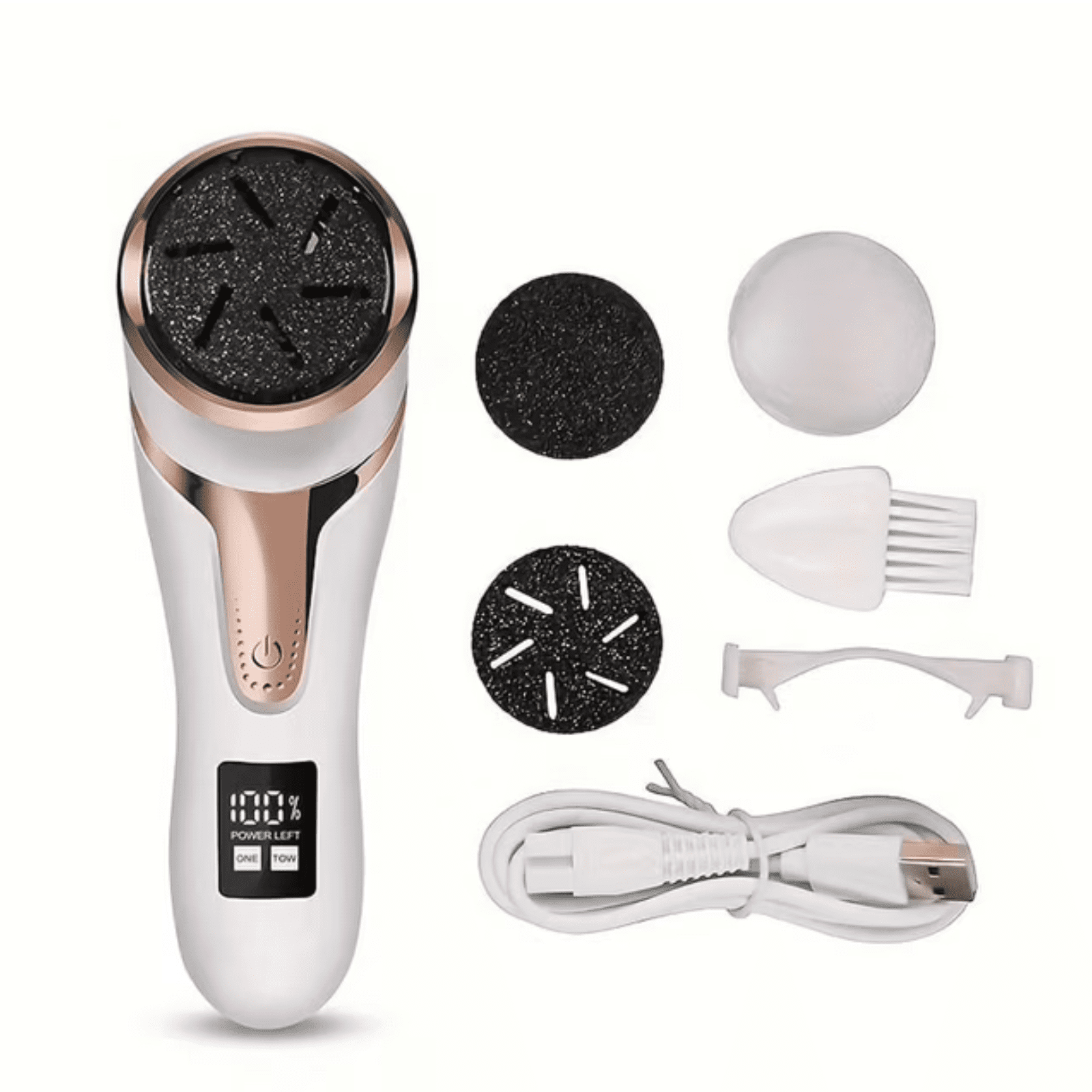 Portable Electric Callus Remover with Waterproof, for Dead Hard Cracked Dry Skin, Girls Holiday Gift