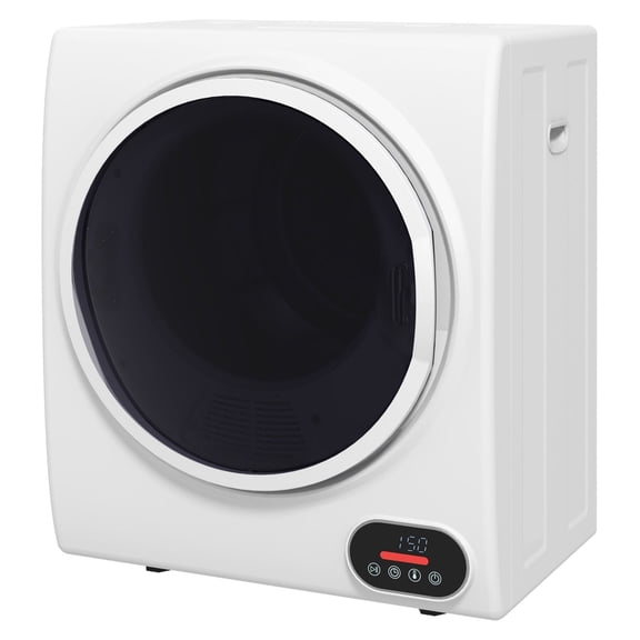 Portable Electric Clothes Dryer 1.5 cu.ft - Compact Laundry Dryer 850W for Apartments, Dorms - White
