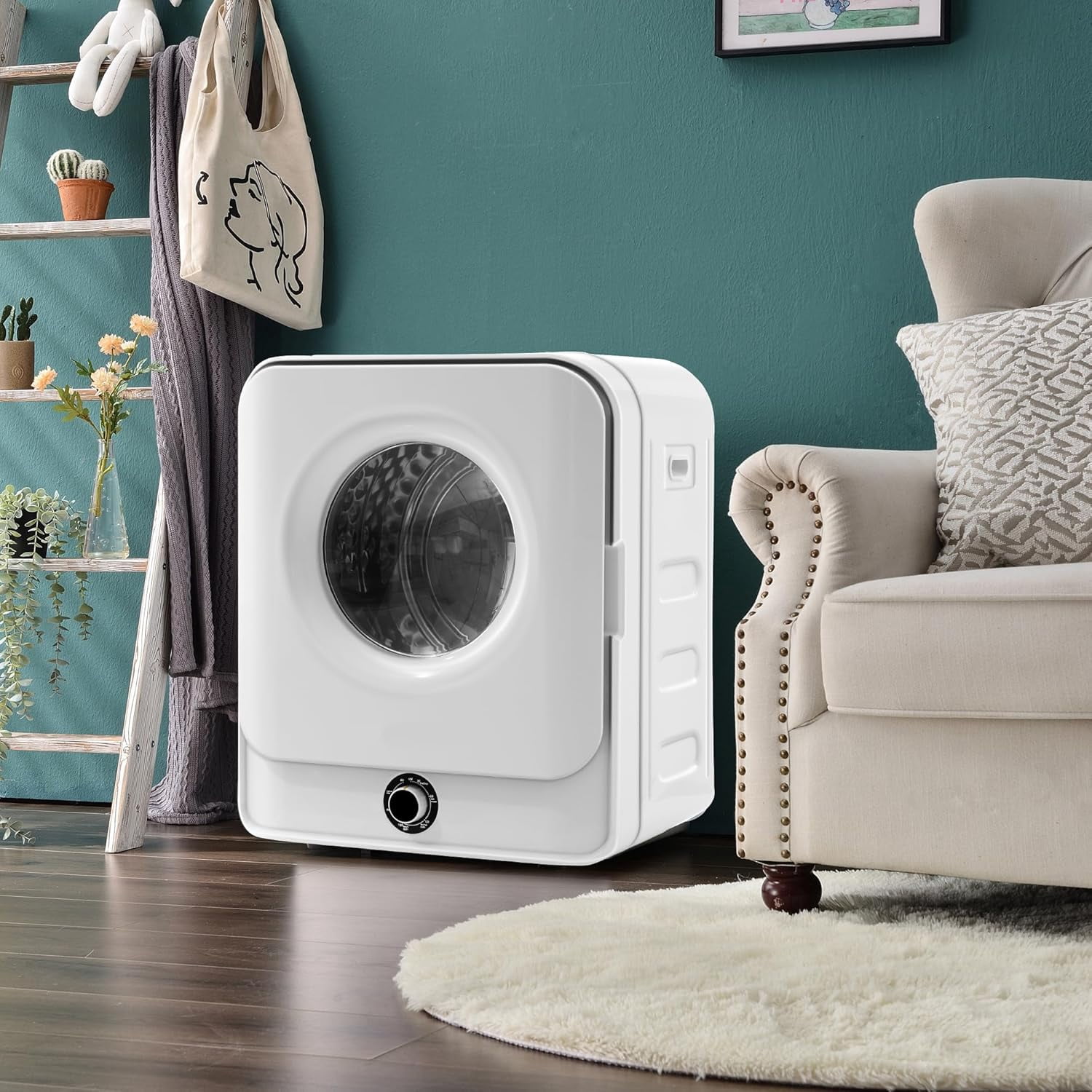 Portable Electric Clothes Dryer, 58dB Multi-Filtration Stainless Steel ...