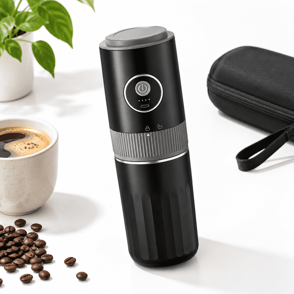Portable Electric Coffee And Brewing Kit Black - Walmart.com