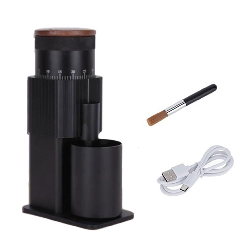 Portable Electric Coffee Grinder Automatic Burr Coffee Bean Grinder Grinding