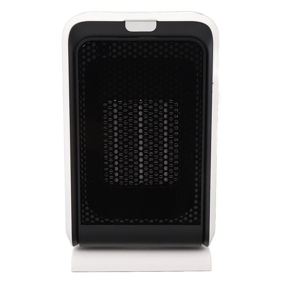Portable Electric Desktop Space Heater - 1000W Ceramic Fast Heating with Oscillation, Compact Cooling & Heating Fan for Office and Bedroom, White