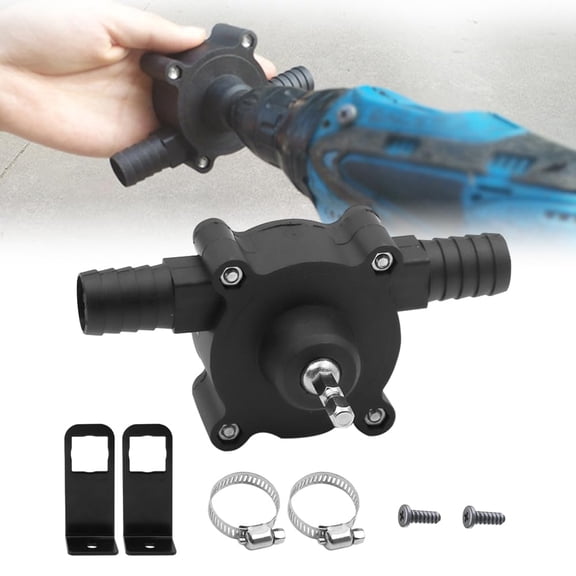 Portable Electric Drill Pump, 2026 Upgraded Portable Hand Drill Pump Water Transfer Pumps, Hand Electric Drill Drive Self Priming Water Transfers Pumps, Household Electrics Well Hand Pumps (1)