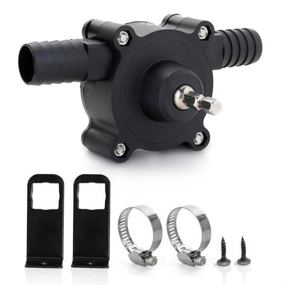 Mini Electric Drill Pump  Portable Self-Priming Water Transfer Pump for Oil, Diesel, Coolant, and Fluids  Quick Handheld Pumping Tool for Garage, RV, Marine, Home Use