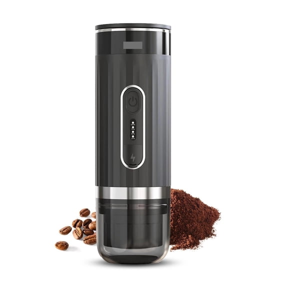 Portable Electric Espresso Coffee Machine Cordless Heating Mini Coffee Maker With 3-IN-1 Coffee Powder/N Capsule/DG Capsulee Bin ,Portable