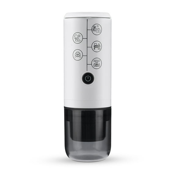 Portable Electric Espresso Machine, 3-in-1 Travel Coffee Maker Compatible with Nespresso Capsules & Ground Coffee, USB Rechargeable for Camping, Travel, and Office