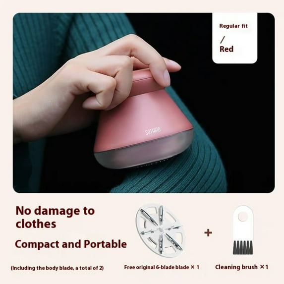 Portable Electric Fabric Shaver Lint Remover Rechargeable Sweater Pill Cutter for Clothes