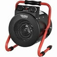 thumbnail image 1 of Portable Electric Garage Space Heater - 1500W 120V - Black & Red, 1 of 1