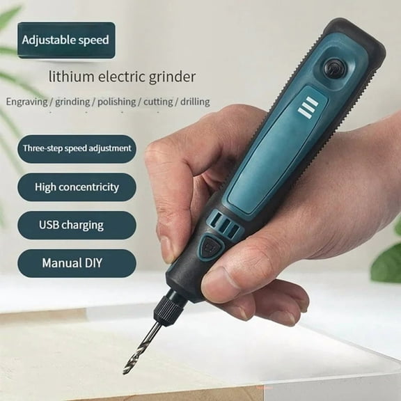 Portable Electric Grinder Set USB Cordless Carving Tools for Jade Polishing DIY Projects Power Tools