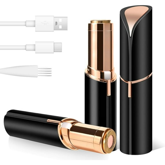 Portable Electric Hair Remover for Women - Painless, USB Rechargeable & Waterproof, Suitable for Facial and Body Hair Removal