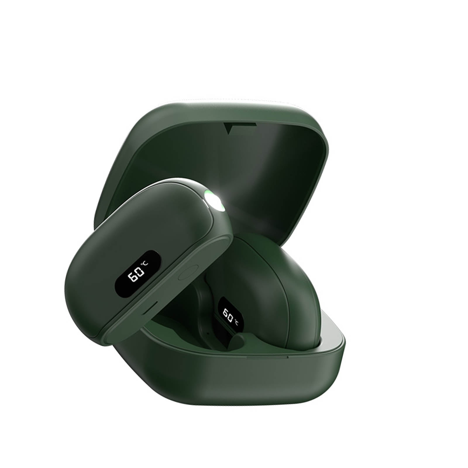 Portable Electric Hand Warmer Overheat Protections 5000mAh High Capacity Ergonomic Detachable