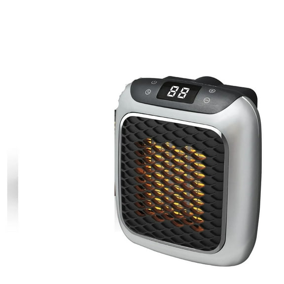 Portable Electric Heater Wall Outlet Small Space Heater with Adjustable Thermostat, Programmable