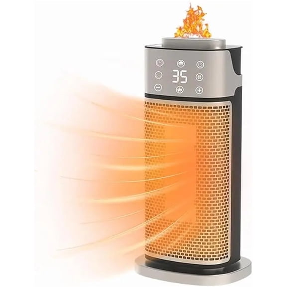 Portable Electric Heater With Adjustable Thermostat Instant Heat Low Consumption Air Humidification Radiator For Personal Space ,Heating Fast