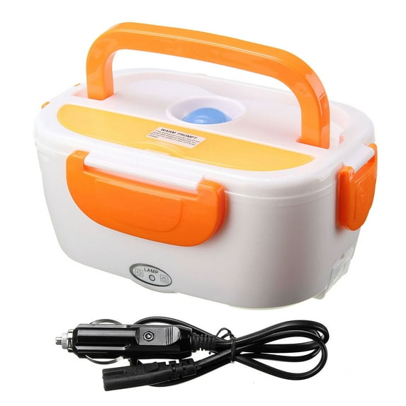 Portable Electric Heating Lunch Box Food Container Storage Box Home Car use with 12V Car Plug OR 110V US Plug