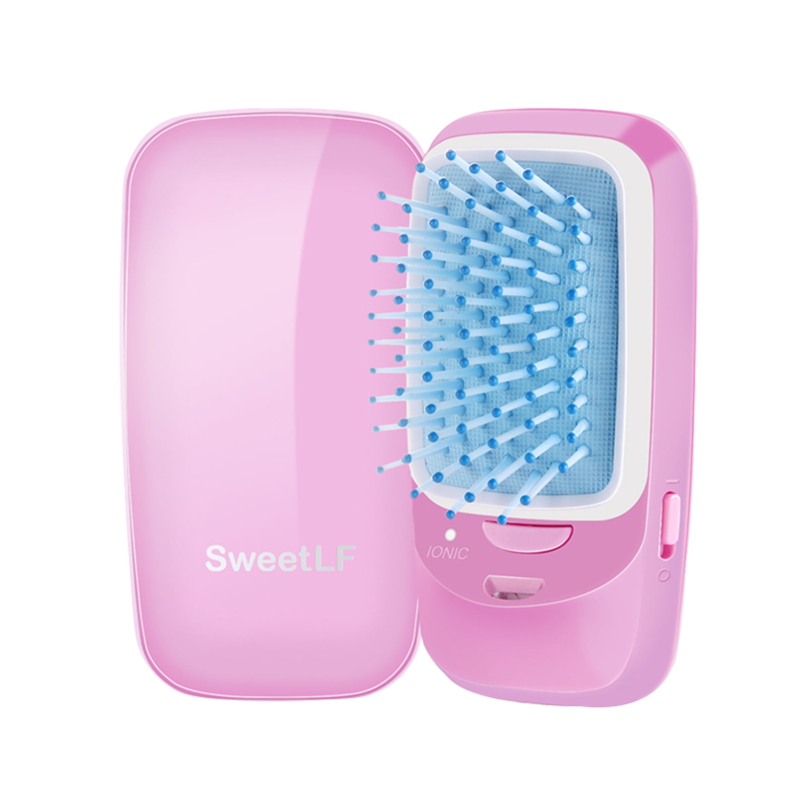 Portable Electric Ionic Hairbrush Mini Ion Hair Brush Comb Massage Hair
