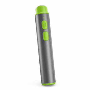 Portable Electric Itch Relief Device, Compact Green Rubber Mosquito Bite Soother, Handheld Bug Bite Care Tool for Outdoor Camping, Travel, Home and Summer Use