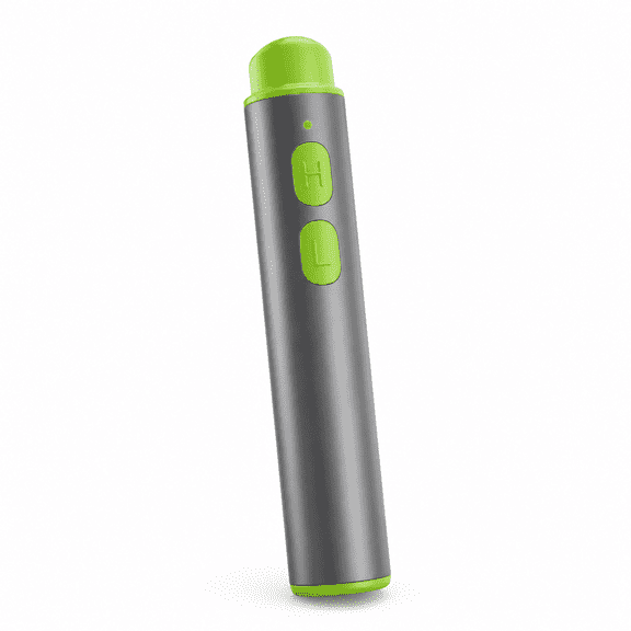 Portable Electric Itch Relief Device, Compact Green Rubber Mosquito Bite Soother, Handheld Bug Bite Care Tool for Outdoor Camping, Travel, Home and Summer Use
