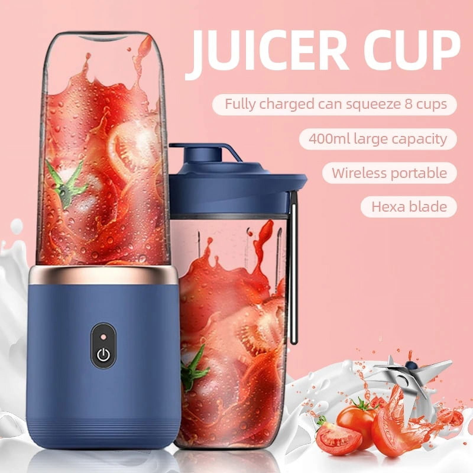 340ml Electric Juicer Ultra High Speed Blender Portable Juicer Cup Lemon  Juicer Machine Juice Extractor Mixer Orange Squeezer - AliExpress