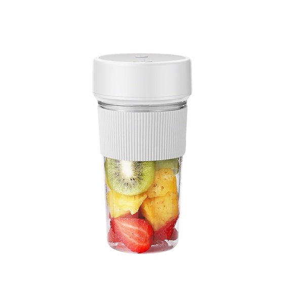 Portable Electric Juicer Cup - Rechargeable Personal Blender with Stainless Steel Blades & Dual Lid for Home Office Travel, 800ml Large Capacity, Food Grade PC Material, Smoothie Maker