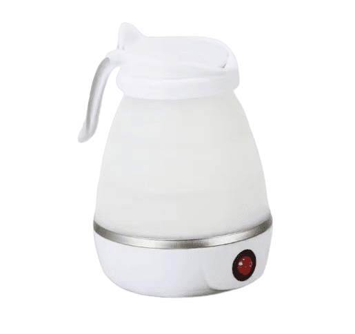 Portable Electric Kettle, Foldable - White