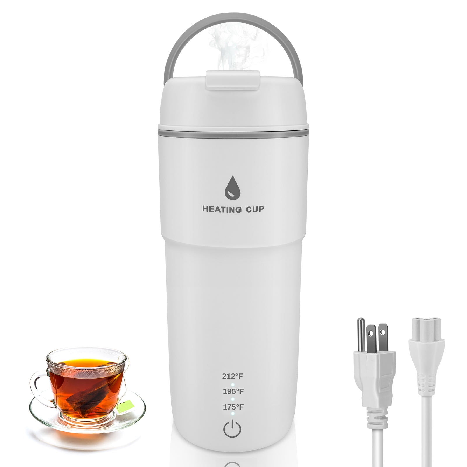 Portable Electric Kettle, Travel Tea Kettle Water Boiler Small Electric  Kettles for Boiling Water, 350ml Stainless Steel Fast Hot Water Maker  Heating Cup with Auto Shut off u0026 Boil Dry Protection -