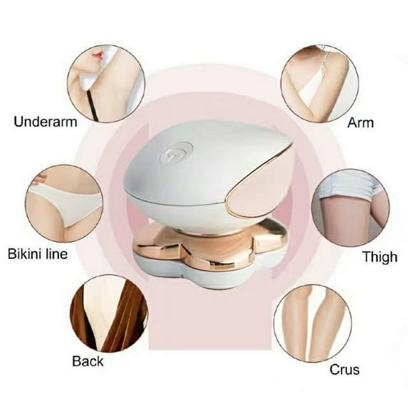 Portable Electric Legs Hair Remover, Leg Hair Remover for Women Electric Razor for Women with LED Light Instant and Painless Leg Hair Removal