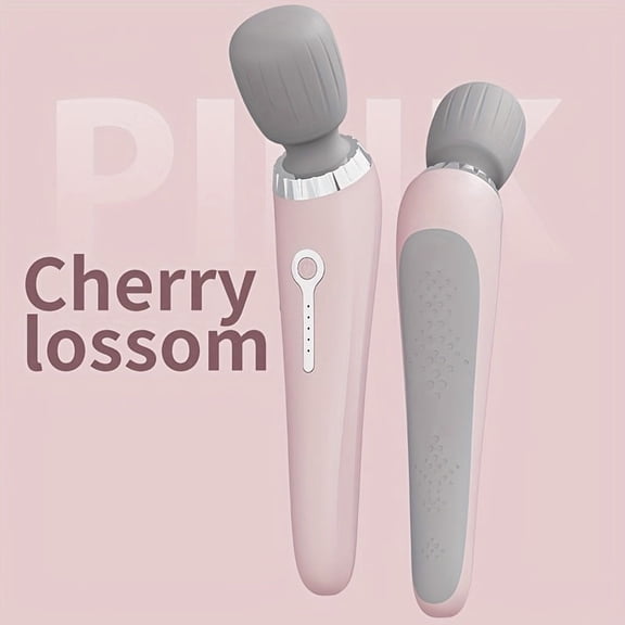 Portable Electric Massager — Handheld Massage Wand with 5-Speed ​​Adjustment. USB-Rechargeable Relaxation Massager, Suitable for Vibrational Relief of the Neck, Back, Legs, Waist, and Feet.